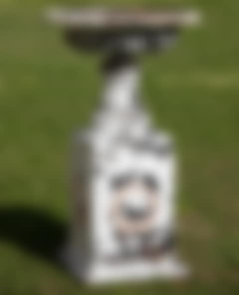 Large American Painted Cast Iron Campagna-Form Garden Urn (preview)