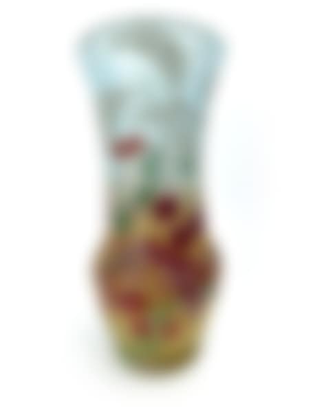 A multi-layered glass vase with an acid-etched and enamelled decoration of cherries (preview)