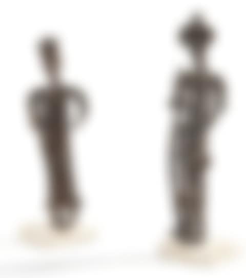 Two lead figures called Seine lead figures (preview)