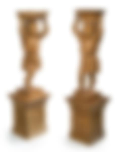 Pair of terracotta putti (preview)