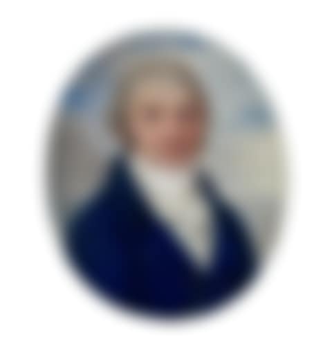 Portrait of a Man with a Blue Tie and Jacket and a White Crossed Waistcoat (preview)
