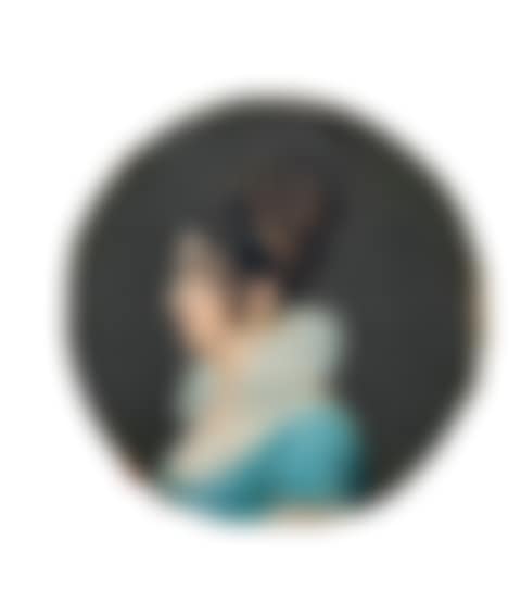 Portrait de profil d"élégante à la chérusque (preview)