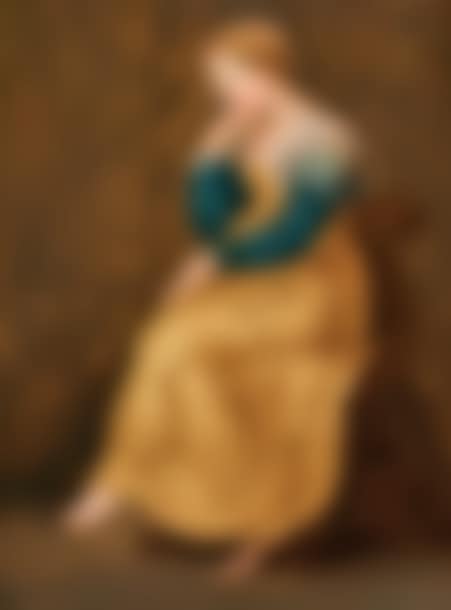 Jeune femme à la robe jaune (preview)