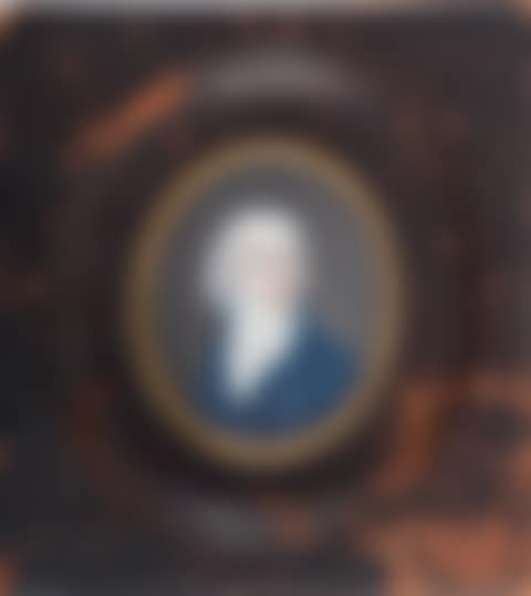 Portrait of a man in a blue coat (preview)