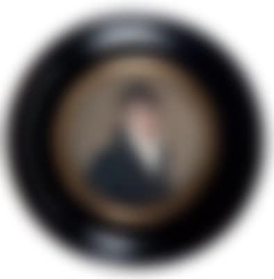 Portrait of a man in a blue coat (preview)