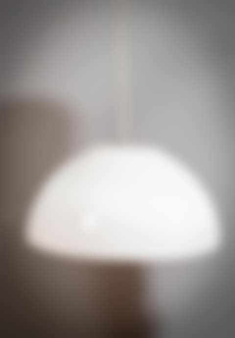 AN ITALIAN MILK GLASS CEILING LIGHT (preview)