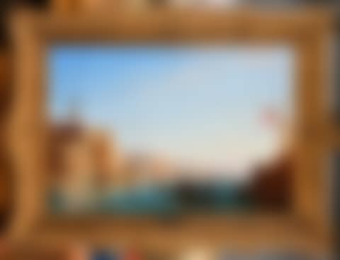 Gondolas in front of the mouth of the Grand Canal (preview)