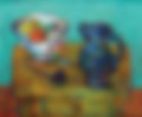 STILL LIFE WITH A PITCHER AND AN EARTHENWARE CUP (preview)