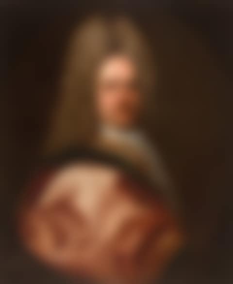 Bust portrait of a distinguished gentleman with an allong wig. (preview)