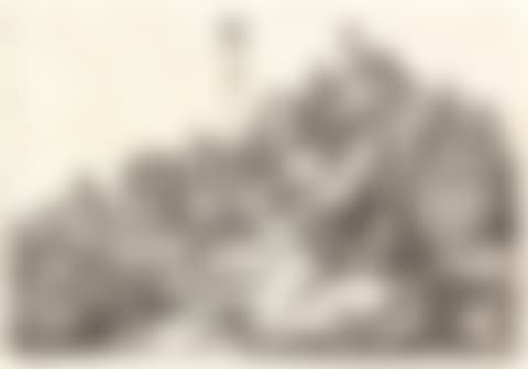 Saint Anthony in front of the city (preview)