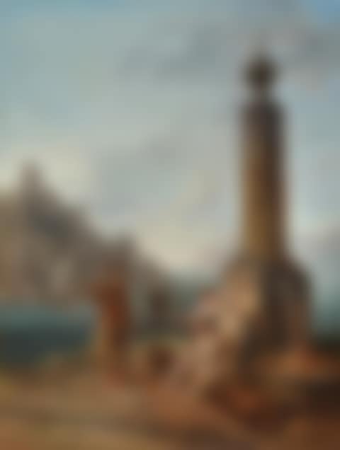 Harbor scene (Scène de port). (preview)
