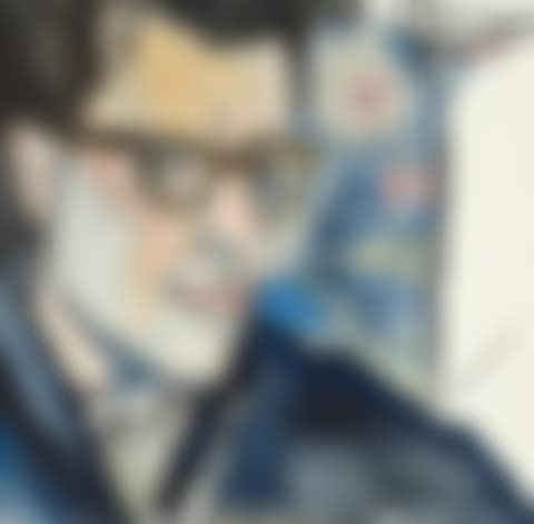 Portrait of the poet Michael Guttenbrunner (preview)
