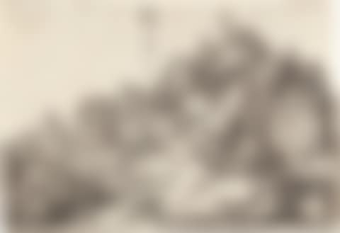 Saint Anthony in front of the city (preview)