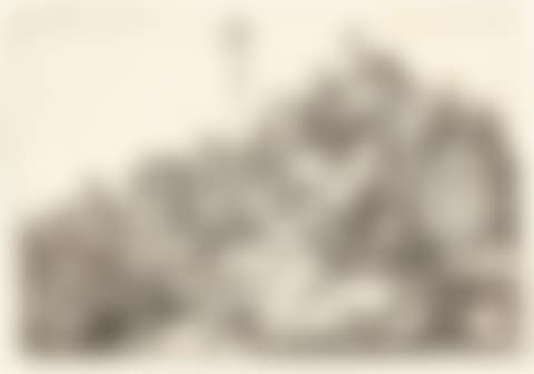 Saint Anthony in front of the city (preview)