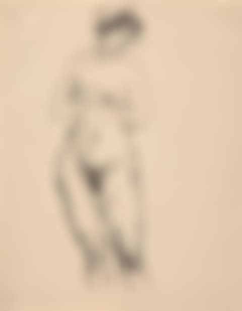 Standing nude. (preview)