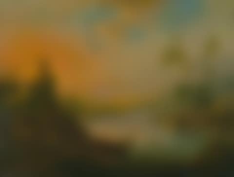 River landscape in the evening light. (preview)