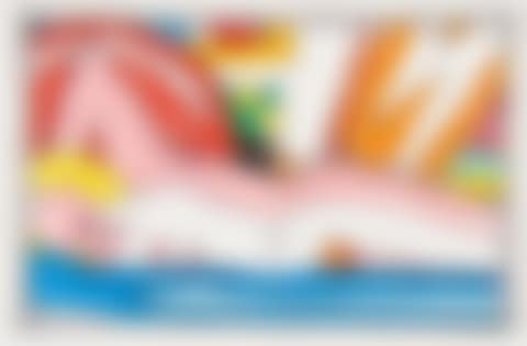 “Study for Sunset Nude with Abstract Painting”. (preview)
