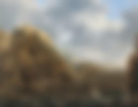 Fishing boat in rough seas by steep cliffs (preview)