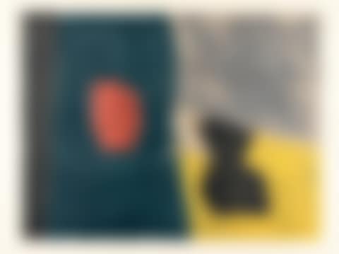 Composition in blue, yellow and gray (preview)