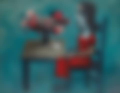 Barbara at the Table; c1956 (preview)