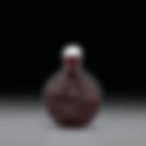 A ruby glass "mallow flower" snuff bottle (preview)