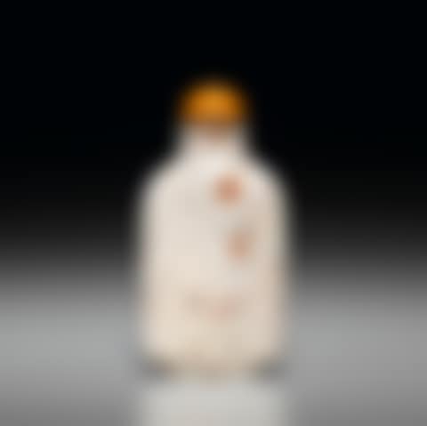 A fossiliferous limestone snuff bottle (preview)