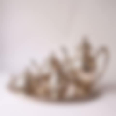 COFFEE AND TEA SERVICE ON TRAY (preview)
