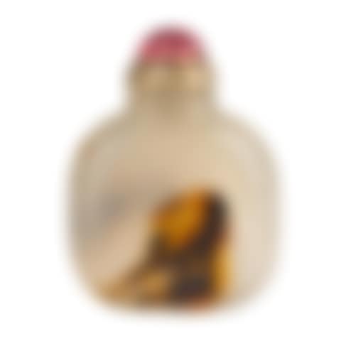 A chalcedony shadow agate snuff bottle (preview)