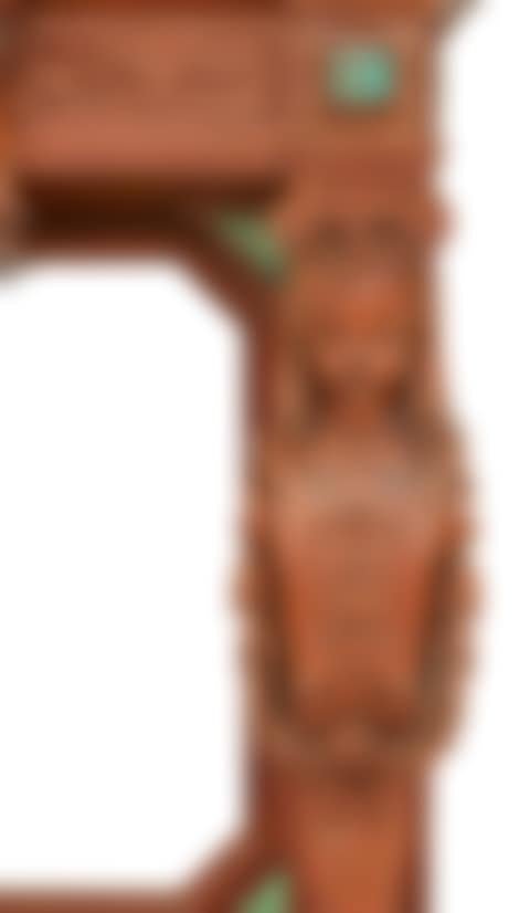 French Walnut and Marble-Top Figural Console Table (preview)