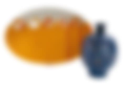 Two Pieces of American Art Glass and Pottery (preview)