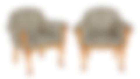 Pair of Continental Fruitwood Bergeres (preview)