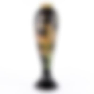 A French acid-etched cameo glass "paysage" vase on foot (preview)
