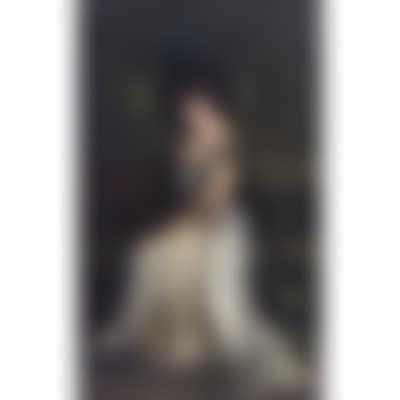 Lady in the park by night (preview)