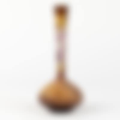 A French round-shaped acid-etched and cameo glass vase (preview)