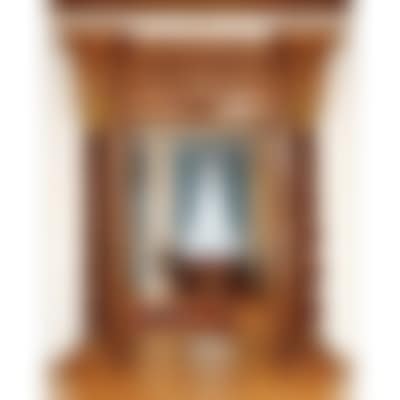 Pair of Solomonic columns with gilt capital (preview)