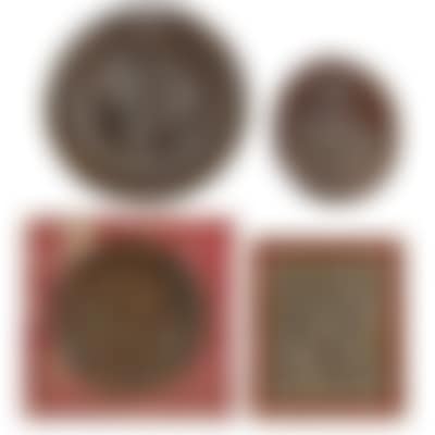 A set of four various plaques in relief (preview)
