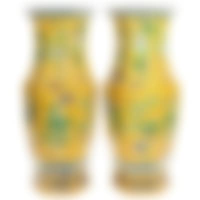 Pair of hexagonal vases (preview)