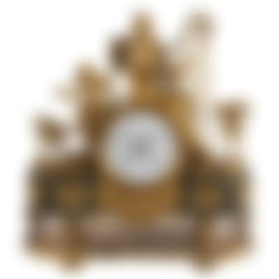 Bouton de rose" Mantel clock (preview)