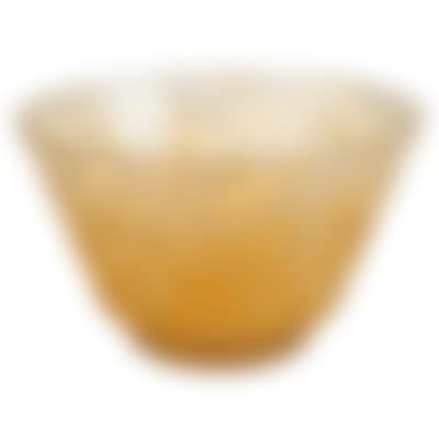 Everted translucid yellow glass bowl  (preview)