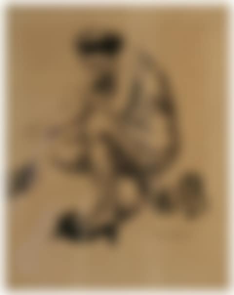 Crouching nude (preview)