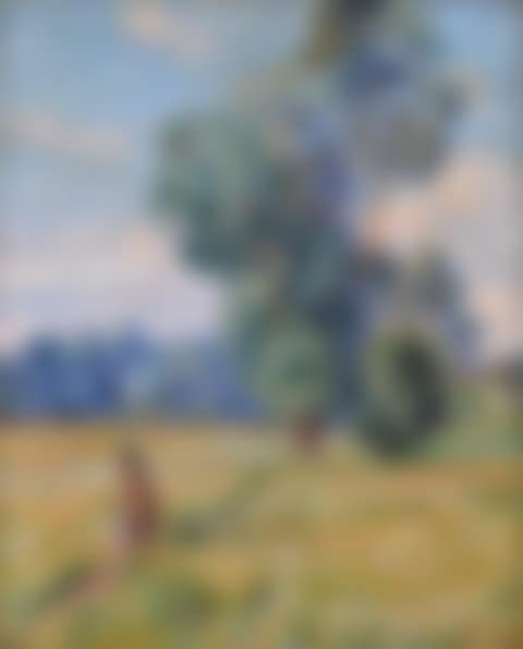 Woman and child in a landscape (preview)