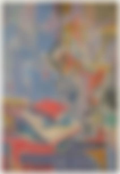 Paintbrushes on an entablature (preview)
