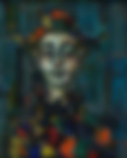 Harlequin in hat (preview)