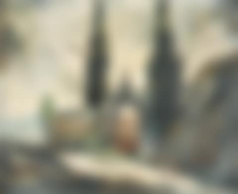 The portal with the two cypresses (preview)