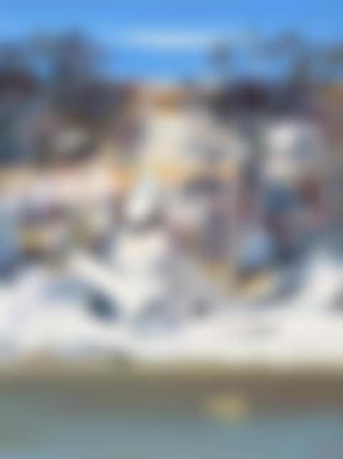 SHOALHAVEN; HILLSIDE WITH ROCKS AND MAN IN BOAT (preview)