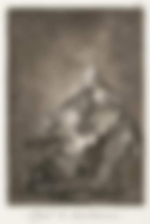 QUAL LA DESCANONAN (HOW THEY PLUCK HER!); plate 21 from Los Caprichos (preview)