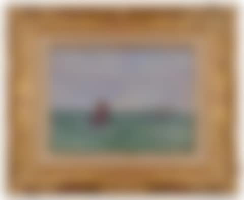 Sailboat at sea off Le Tréport (preview)