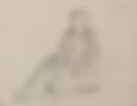 Young girl sitting on a couch (preview)