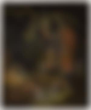 grotesque masked ball with a creature in the shape of an insect (preview)