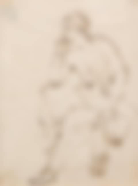 Study of a seated classical figure (preview)